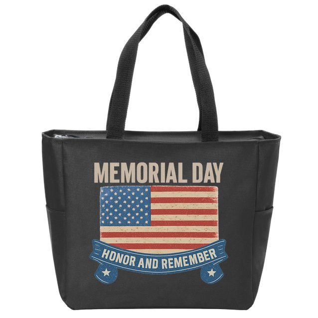 Memorial Day Tribute Zip Tote Bag