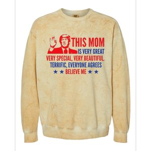 MotherS Day Trump Funny Quotes Election 2024 Colorblast Crewneck Sweatshirt