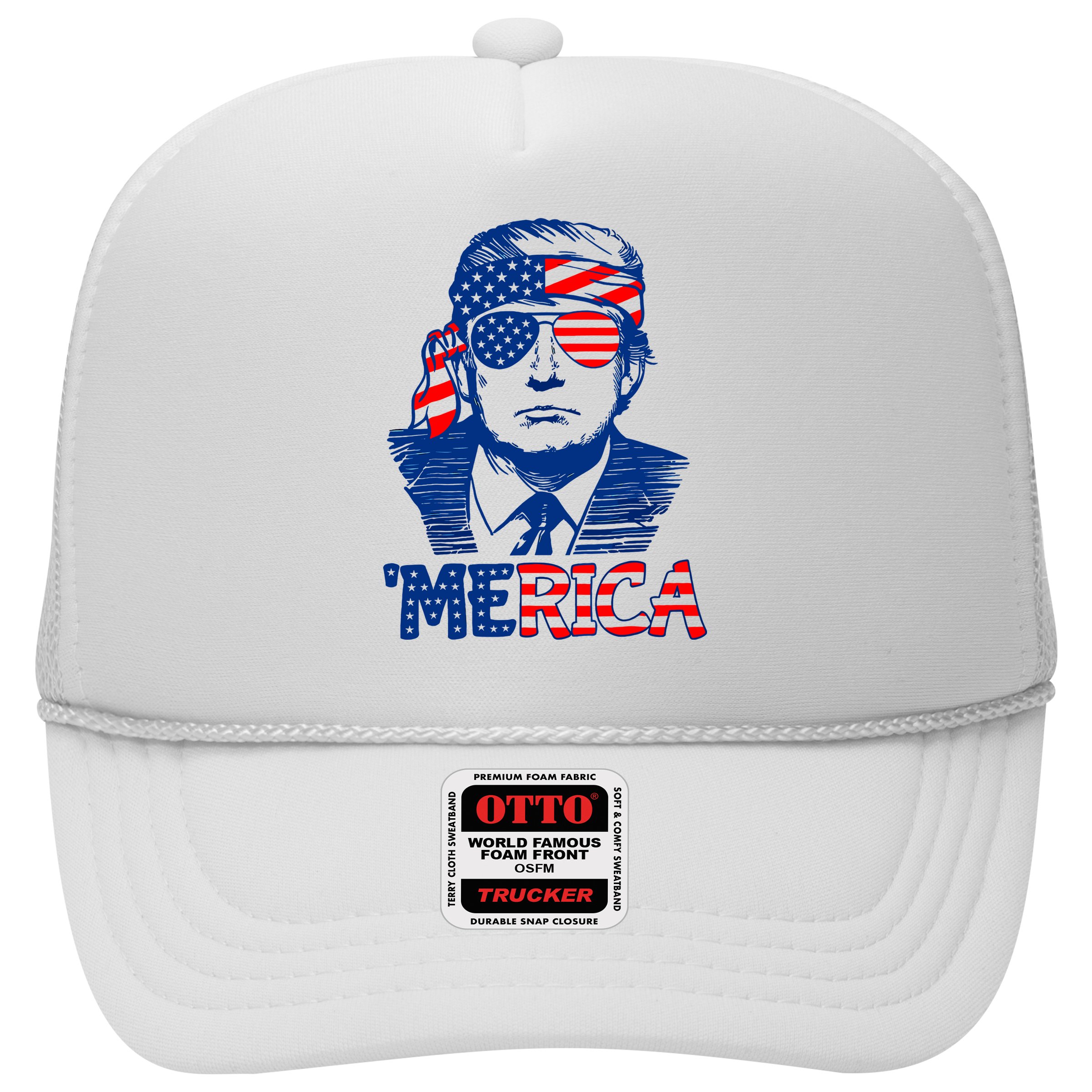 Merica Donald Trump 4th Of July Patristic American Flag Hat