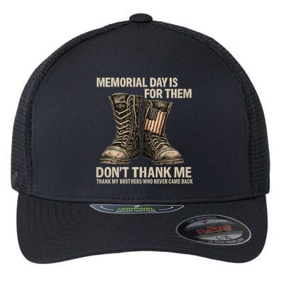 Memorial Day Tribute Flexfit Unipanel Trucker Cap