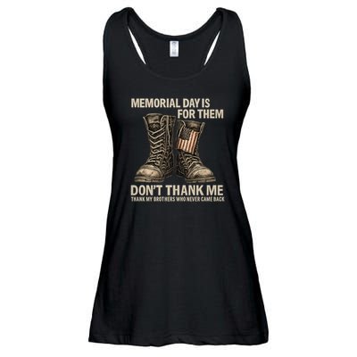 Memorial Day Tribute Ladies Essential Flowy Tank