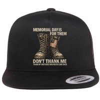 Memorial Day Tribute Flat Bill Trucker Hat