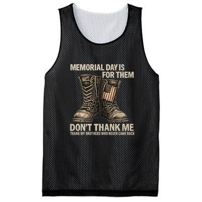 Memorial Day Tribute Mesh Reversible Basketball Jersey Tank