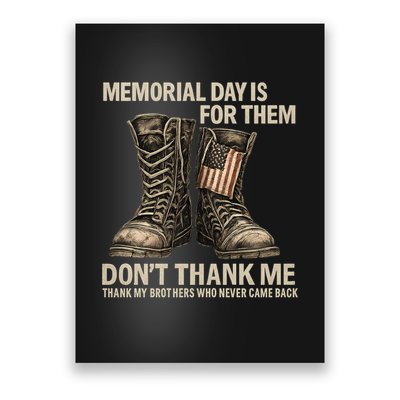 Memorial Day Tribute Poster