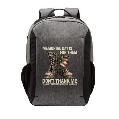 Memorial Day Tribute Vector Backpack
