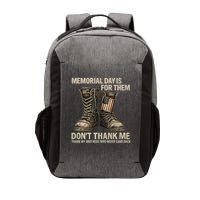 Memorial Day Tribute Vector Backpack