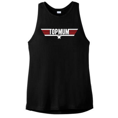 Mothers Day Top Mum Ladies PosiCharge Tri-Blend Wicking Tank