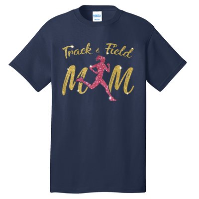 Mother's Day Track & Field Mom Marathon Running Wo Tall T-Shirt