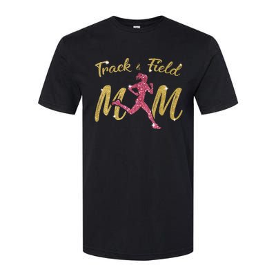 Mother's Day Track & Field Mom Marathon Running Wo Softstyle CVC T-Shirt