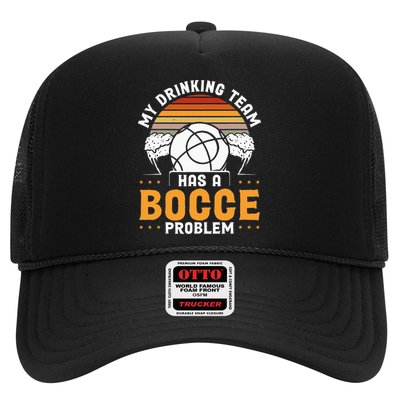 My Drinking Team Has A Bocce Problem Bocce Ball Hat