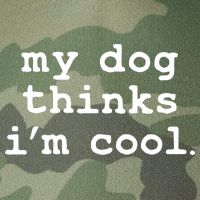 My Dog Thinks I'm Cool Funny Legacy Tie Dye Trucker Hat