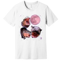 Moo Deng The Famous Baby Bouncy Pig Cute Baby Hippo Premium T-Shirt