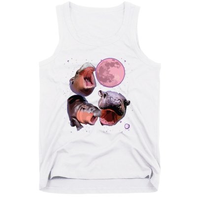 Moo Deng The Famous Baby Bouncy Pig Cute Baby Hippo Tank Top