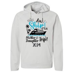 Mother Daughter Trip 2024 Cruise Vacation Mom Matching Performance Fleece Hoodie