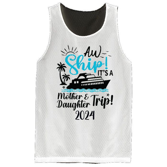 Mother Daughter Trip 2024 Cruise Vacation Mom Matching Mesh Reversible Basketball Jersey Tank