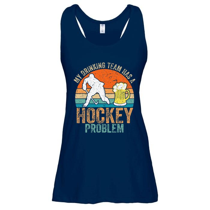 My Drinking Team Has A Hockey Problem Ladies Essential Flowy Tank