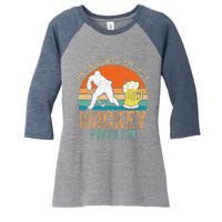 My Drinking Team Has A Hockey Problem Women's Tri-Blend 3/4-Sleeve Raglan Shirt