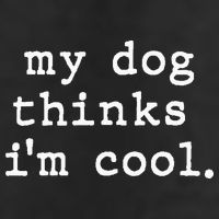 My Dog Thinks I'm Cool Dog Dad Gift Adult Drive Performance Visor