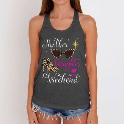 Mother Daughter Trip Las Vegas Mother Daughter Women's Knotted Racerback Tank