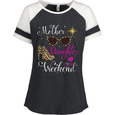 Mother Daughter Trip Las Vegas Mother Daughter Enza Ladies Jersey Colorblock Tee