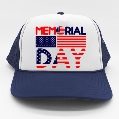 Memorial Day T Trucker Hat