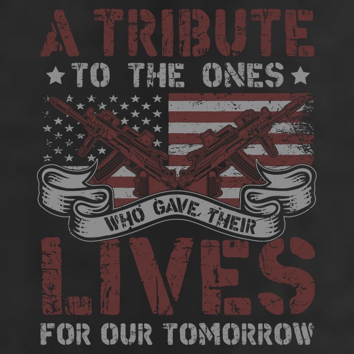 Memorial Day Tribute Graphic 11oz C Handle Ceramic Mug