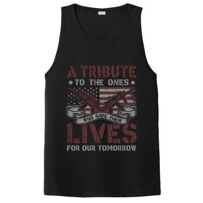 Memorial Day Tribute Graphic PosiCharge Competitor Tank