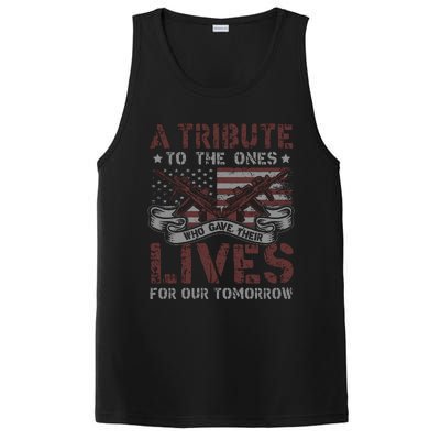 Memorial Day Tribute Graphic PosiCharge Competitor Tank