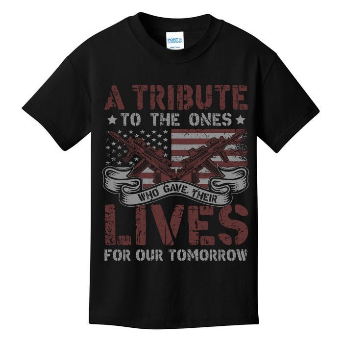 Memorial Day Tribute Graphic Kids T-Shirt