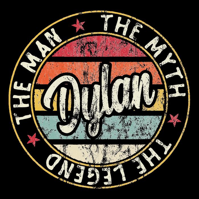 Mens Dylan The Man The Myth The Legend First Name Dylan Drawstring Bag