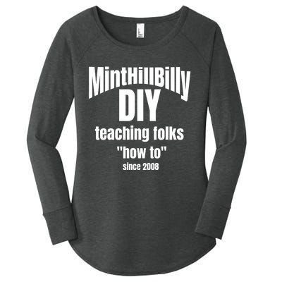 Minthillbilly Diy Teaching Folks How To Since 2008 Women's Perfect Tri Tunic Long Sleeve Shirt