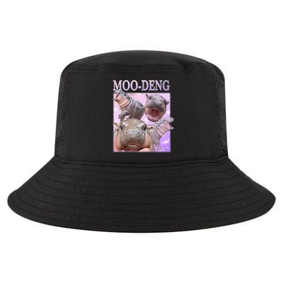 Moo Deng The Famous Baby Pigmy Hippo Moodeng Cool Comfort Performance Bucket Hat