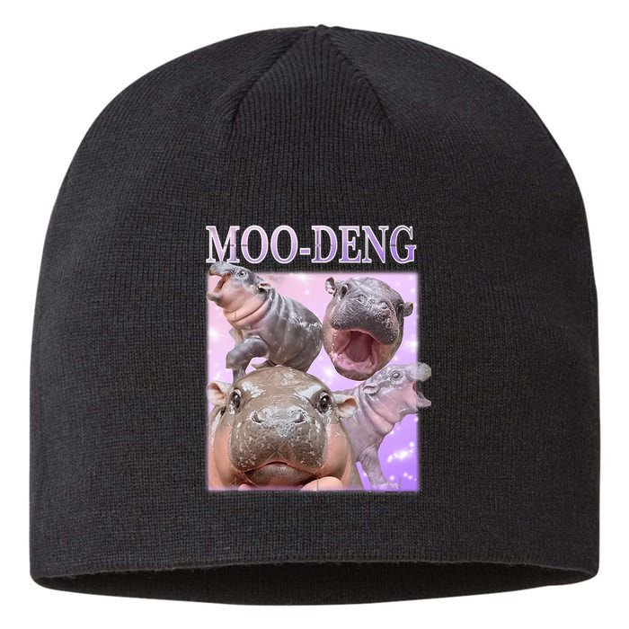 Moo Deng The Famous Baby Pigmy Hippo Moodeng Sustainable Beanie