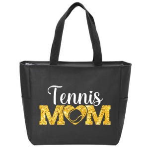 Mothers Day Tennis Mom Funny Sport Tennis Lover Zip Tote Bag