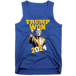 Man Donald Trump Won 2024 Election Inauguration Gift Tank Top