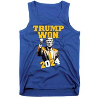 Man Donald Trump Won 2024 Election Inauguration Gift Tank Top