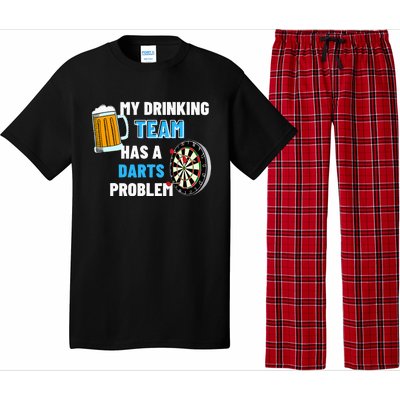 My Drinking Team Has A Darts Problem Darts Player Gift Pajama Set