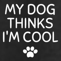 My Dog Thinks I'm CoolFunny Dog Lover Adult Drive Performance Visor