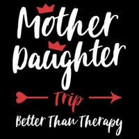 Mother Daughter Trip Weekend Vacation Mom Daughter Travel Gift Drawstring Bag