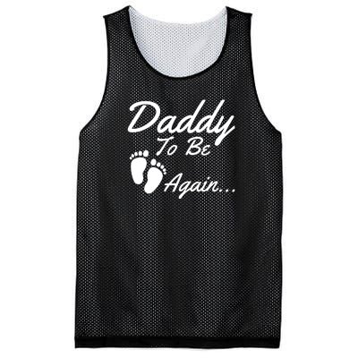 Mens Daddy To Be, Again... Soon To Be Dad Mesh Reversible Basketball Jersey Tank