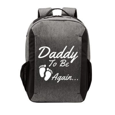 Mens Daddy To Be, Again... Soon To Be Dad Vector Backpack