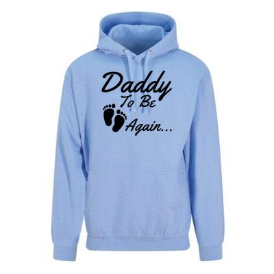 Mens Daddy To Be, Again... Soon To Be Dad Unisex Surf Hoodie