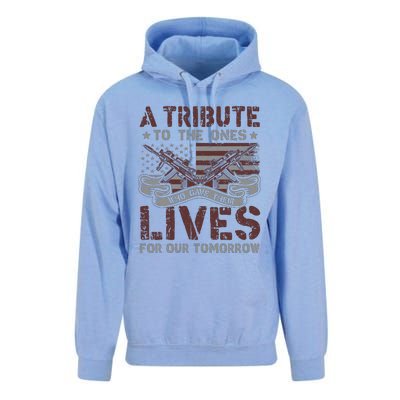 Memorial Day Tribute Graphic Unisex Surf Hoodie