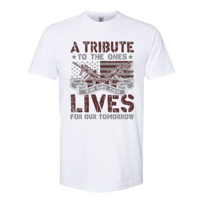 Memorial Day Tribute Graphic Softstyle CVC T-Shirt