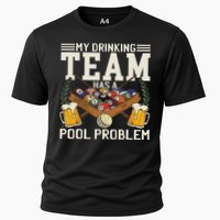 My Drinking Team Has A Pool Problem Billiard Players Themed Performance Shirt