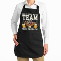 My Drinking Team Has A Pool Problem Billiard Players Themed Apron