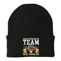My Drinking Team Has A Pool Problem Billiard Players Themed Beanie