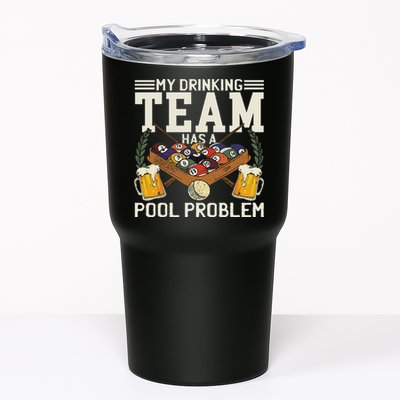 My Drinking Team Has A Pool Problem Billiard Players Themed Tumbler