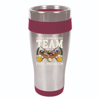 My Drinking Team Has A Pool Problem Billiard Players Themed 16oz Travel Tumbler