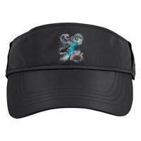 Moo Deng Three Moo Deng Moon Funny Hippo Universe Galaxy Adult Drive Performance Visor